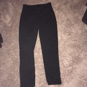 Black jeggings